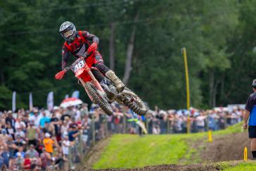 Hunter Lawrence Gives ’25 CRF450R a Moto Win and Podium Overall Finish in AMA Debut
