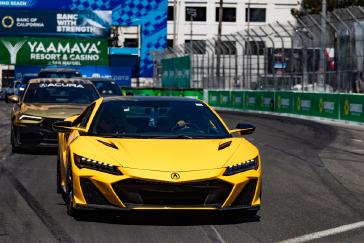 Acura celebrated 40 years of Precision Crafted Performance at the 2026 Acura Grand Prix of Long Beach with a parade lap featuring 40 iconic vehicles from the brand’s history—including the Integra Type R and Type S, NSX, Legend, MDX, CL, and more—led by the Integra 40 Racer, driven by Dai Yoshihara.