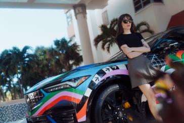 Acura at SCOPE Miami Beach 2024 with Dalkhafine