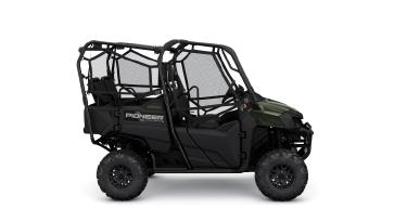 2025 Honda Pioneer 700-4 Deluxe Black Forest Green