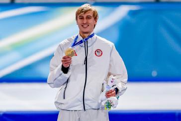 Jordan Stolz. c) Getty Images.