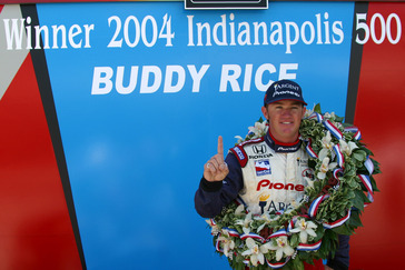 30 May, 2004, Indianapolis Motor Speedway, Indiana, USA. Buddy Rice. ©2004, Lesley Ann Miller, USA LAT Photographic.
