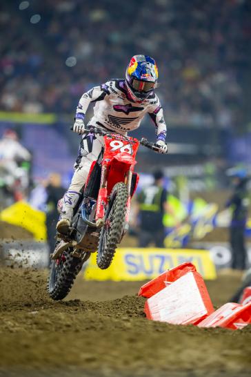 Hunter Lawrence takes career-first 450SX Triple Crown overall win in Indianapolis