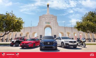 Honda announced as Founding Partner of LA28 Olympic and Paralympic Games and Official Automotive Partner of Team USA