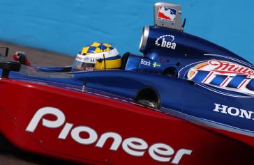 2003 IRL Test in the West, Phoenix International Raceway, February 6-8,2003, Phoenix, Arizona, USA.  Kenny Brack (Team Rahal).
