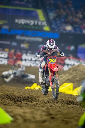 Hunter Lawrence takes career-first 450SX Triple Crown overall win in Indianapolis