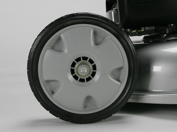 Honda HRR Lawnmower wheel.
