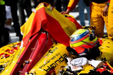 #10: Alex Palou, Chip Ganassi Racing Honda, Flag of Spain