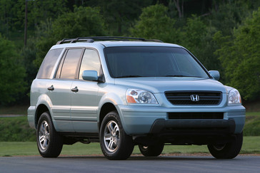 2003 Honda Pilot LX (Havasu Blue).

