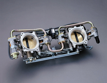 2002 Honda RC51 throttle body.
