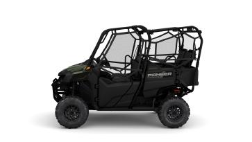 2026 Honda Pioneer 700-4 Deluxe Black Forest Green