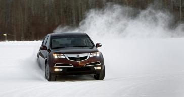 2012 Acura MDX snow.