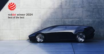 The flagship concept model for the Honda 0 Series, the Saloon, won the ‘Red Dot: Best of the Best 2024’ award in the Design Concept competition.