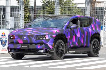 Honda 0 SUV Prototype makes global public debut at Red Bull event with Formula 1 World Champion Max Verstappen behind the wheel.