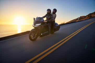 25 Honda Gold Wing Matte Black Metallic Action