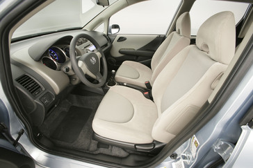2007 Honda Fit interior.
