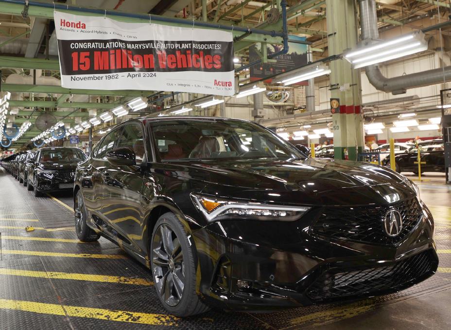 Honda Marysville Auto Plant Marks Production of 15 Million Vehicles