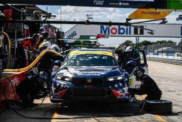 #72: Pegram Racing, Honda Civic FL5 TCR, TCR: Riley Pegram, Larry Pegram