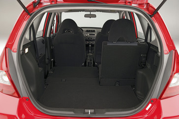 2007 Honda Fit Sport interior.
