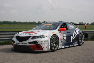 The Acura TLX GT Pirelli World Challenge race car.
