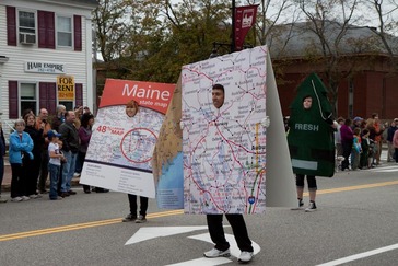 On Oct. 23, 2011, Honda hosted a surprise parade in Saco, Maine, to celebrate Joe LoCicero's amazing accomplishment of hitting one million miles on his 1990 Honda Accord. The parade interrupted a brief press conference where Joe was scheduled to receive an oversized key to a new 2012 Honda Accord from Ms. Maine, Ashley Marble

The city of Saco was the venue for a one-block-long celebratory "Million Mile Joe" parade that featured:
-giant odometer float powered by six people spinning life-sized hamster wheels;.-airplane banner congratulating Joe;.-Biddeford High School student-made floats;.-Westbrook High School marching band and color guard;.-Saco Middle School Marching Band;.-Shoestring Theater stilt walkers; and.-over-the-top costumed characters
.While the typical driver clocks about 14,000 miles per year, Joe does that in about three months. Joe's 1990 Honda Accord has taken him one million miles over the past 15 years, a feat that speaks to the reliability of his Honda as well as the dedication of its driver to reach this unique milestone. As Joe approached the one-million-mile mark, Honda fans have been following his journey on www.millionmilejoe.com.