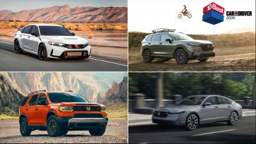 Honda Extends Lead as Winningest Brand in Car and Driver 10Best Award History; All-New Passport Named to List for First Time