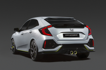 2017 Honda Civic Hatchback Prototype debuts in New York City