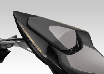 2025 Honda CB1000 Hornet SP passenger seat alcantara