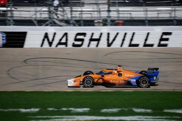 Kyle Kirkwood on pole for Honda at Nashville