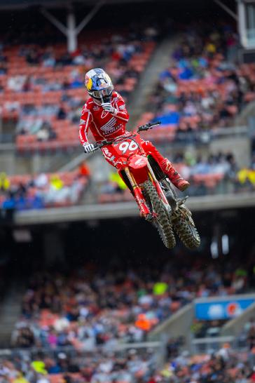Hunter Lawrence Retains Championship Lead Following Challenging Cleveland Triple Crown Supercross