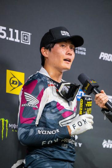 Hunter Lawrence takes career-first 450SX Triple Crown overall win in Indianapolis