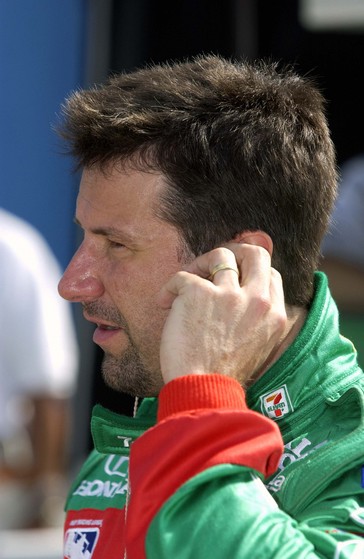 2003 IRL IndyCar Homestead, 2/28-3/2,2003, Homestead-Miami Speedway, USA, Michael Andretti prepares for practice. World Copyright©F.Peirce Williams 2003 LAT Photographic
