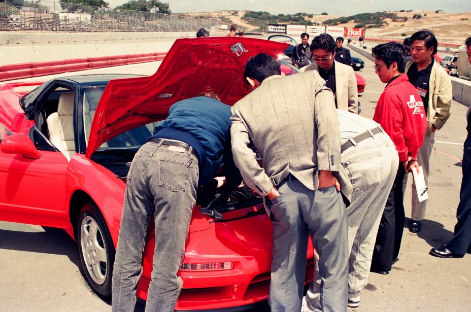 NSX Long Lead Press Event, Laguna Seca (1990)