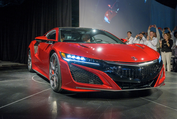 The 2017 Acura NSX takes center stage at the Performance Manufacturing Center