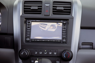 2007 Honda CR-V (EX-L with Navigation) - Interior.
