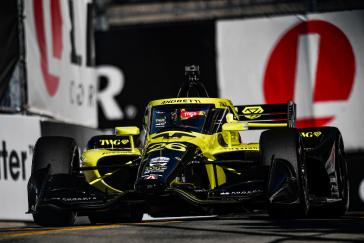 Honda locks out the front row at the Detroit Grand Prix