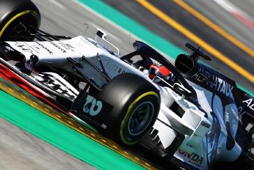 AlphaTauri’s Daniil Kvyat put together a strong finish to the 2020 season in his Honda-powered AlphaTauri car.