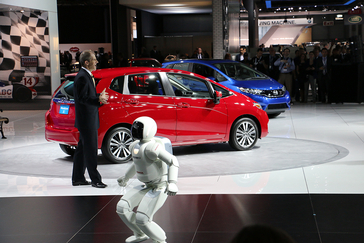 With Jeff Conrad at the New York International Auto Show.