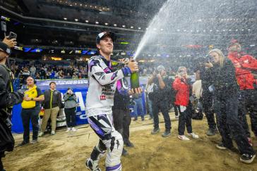 Hunter Lawrence takes career-first 450SX Triple Crown overall win in Indianapolis