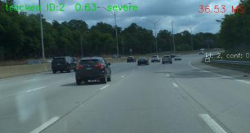 The prototype Honda Proactive Roadway Maintenance System can identify damage to guardrails.