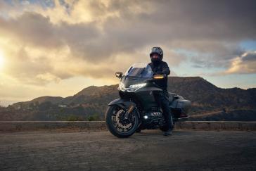 25 Honda Gold Wing Matte Black Metallic Lifestyle