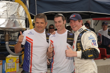 16-22 March, 2009, Sebring, Florida USA. #66 de Ferran Motorsports Acura's Gil de Ferran, Simon Pagenaud and Scott Dixon. ©2009 Dan R. Boyd USA LAT Photographic.