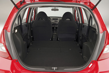 2007 Honda Fit Sport interior.
