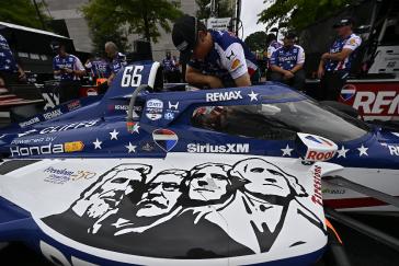 Alex Palou, Kyle Kirkwood lock out front row for Honda in Washington DC