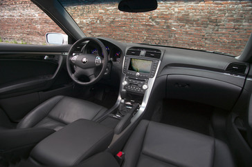 2004 Acura TL interior.
