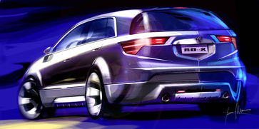 Acura RD-X Concept Exterior.
