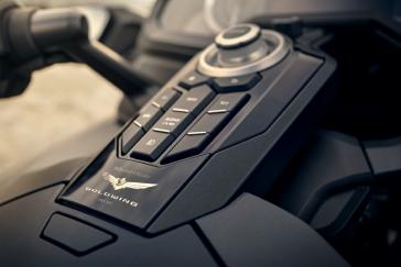 25 Honda Gold Wing Matte Black Metallic Location Detail