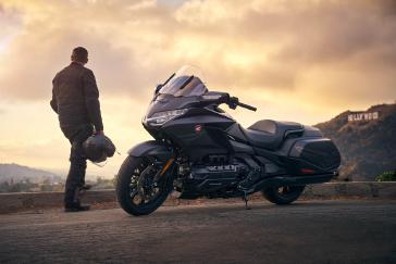 25 Honda Gold Wing Matte Black Metallic Lifestyle