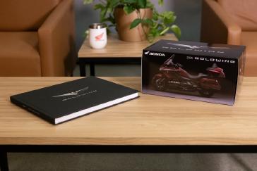 25 Honda Gold Wing Coffee Table Book and Tabletop Model