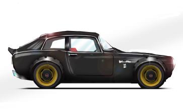 1968 Honda S800 Coupe Outlaw for 2019 SEMA Show
